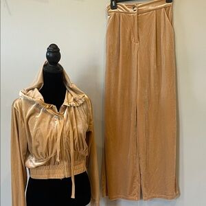 Velvet  Tan Women's Jumpsuit